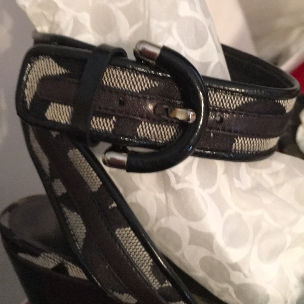 Coach Foot-ware Blk/Wht/Blk - Picture 3 of 8